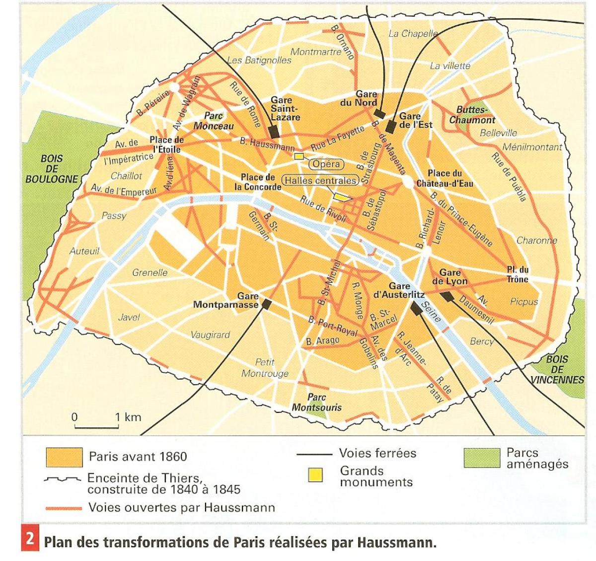 Карта На Осман Париж