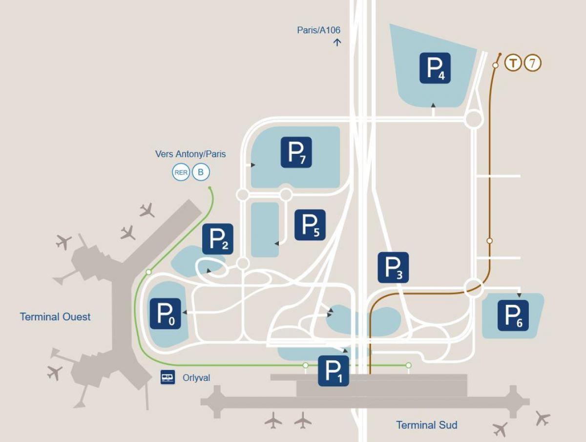 Карта на летище 