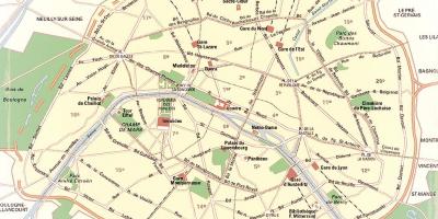 Карта на парижките паркове