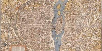 Карта на стария Париж
