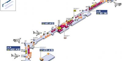 Карта на летище Южен Орли