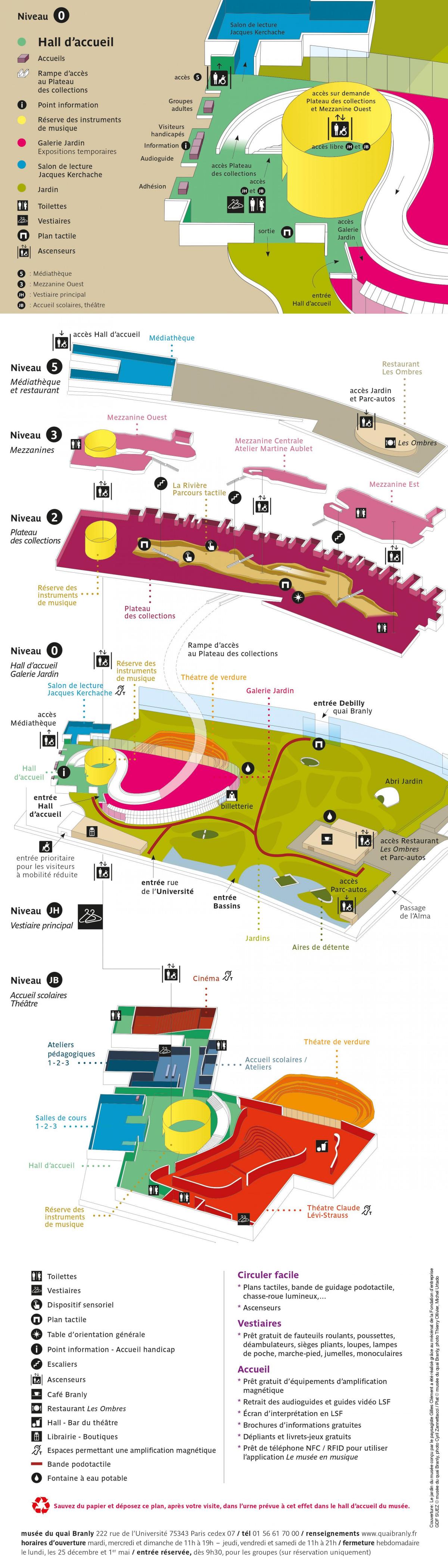 Карта musee du quai branly - Жак Ширак