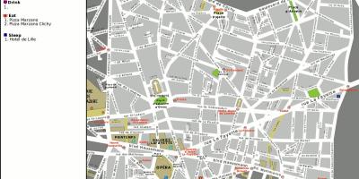 Карта 9 район в Париж