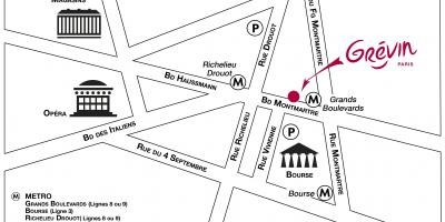 Карта Grévin музей восък