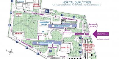Карта Жоффре-болница Дюпюитрен
