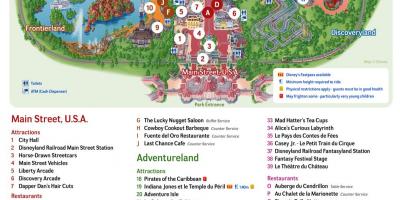 Карта На Disneyland Resort Paris