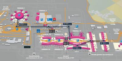 Карта на летище Роаси