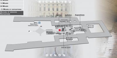 Картата на нивото на Лувъра -2