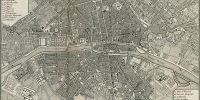 Карта На Париж 1800