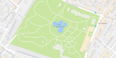 Карта парк Georges Brassens
