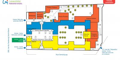 Карта Фернана-Видаля болница