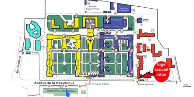 Карта на Чарлз-Гъши болница